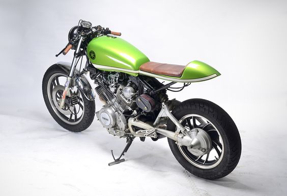 Lean and Green - MotoHangar Virago XV750 via