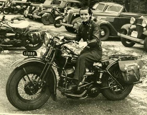 Linda Dugeau learned to ride a motorcycle in 1932. In 1938, she began a letter-writing campaign to establish a national network of female motorcyclists who owned and rode their own machines. Thus was born the Motor Maids. In the 1930s, women riders were so rare that it took Linda and Dot Robinson three years to locate the charter members of The Motor Maids. The organization was chartered with the AMA in 1941, making it the oldest motorcycle organization for women in North America.