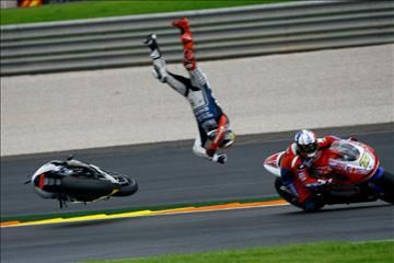 Lorenzo crash, Valencia MotoGP 2012