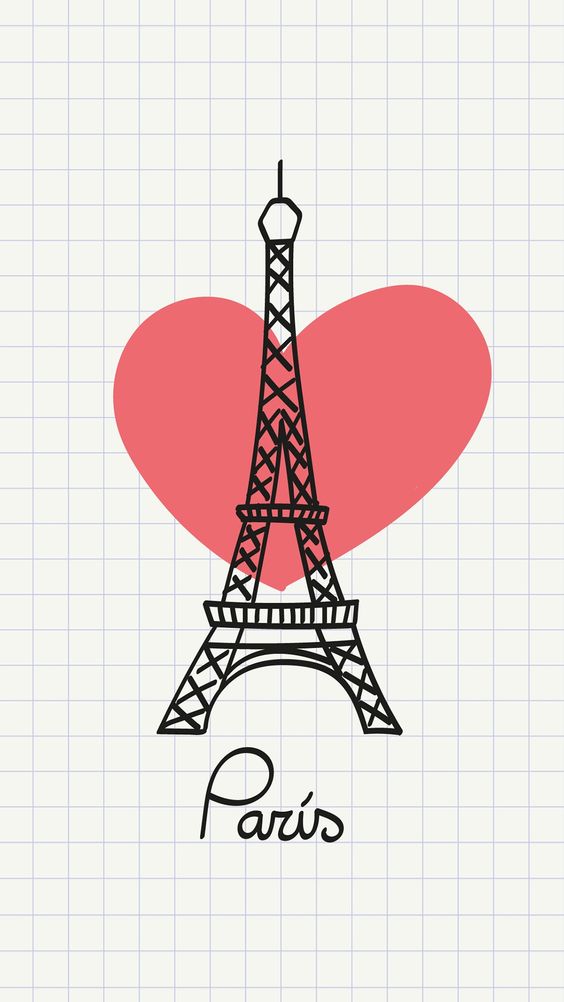 Love Paris. Tap to see more Eiffel Tower Art iPhone wallpapers, backgrounds, fondos! - @mobile9