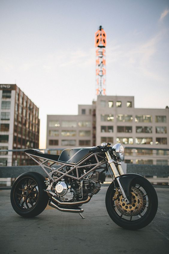 Max Hazan has arrived at the top of the ‘motorcycle as art’ genre: He's entered the rarified atmosphere occupied by builders like Shinya Kimura, Chicara Nagata and Ian Barry of Falcon Motorcycles. Here's an exclusive look at the latest build from LA-based Hazan Motorworks, a Ducati Monster-powered custom: