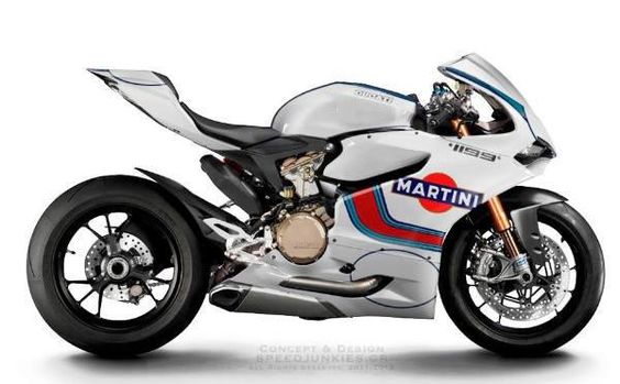 mo Ducati 1199 Panigale Martini Racing