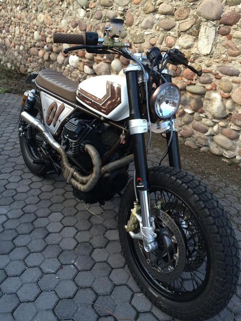 Moto Guzzi Brat Style - Franco Zenatello #motorcycles #bratstyle #motos | 