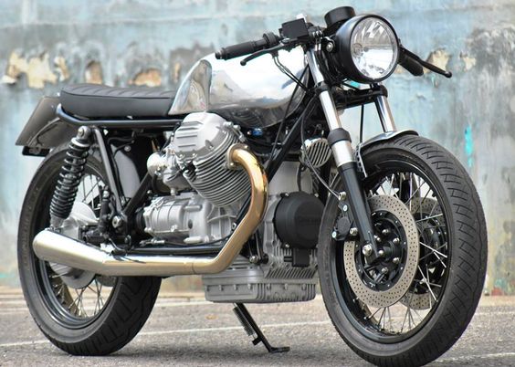 Moto Guzzi Cafe Racer Build - Short and Flat by HTmoto | Moto Verso