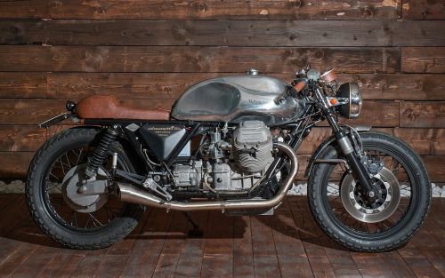 Moto Guzzi Cafe Racer by Fiftyfive Garage #motorcycles #caferacer #motos |