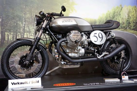 Moto Guzzi Cafe Racer “No. 59” by Doc Jensen #motorcycles #caferacer #motos | 