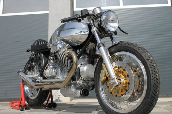 Moto Guzzi Classic Cafe Racer Neuaufbau von Radical Guzzi nach Kundenwunsch | eBay