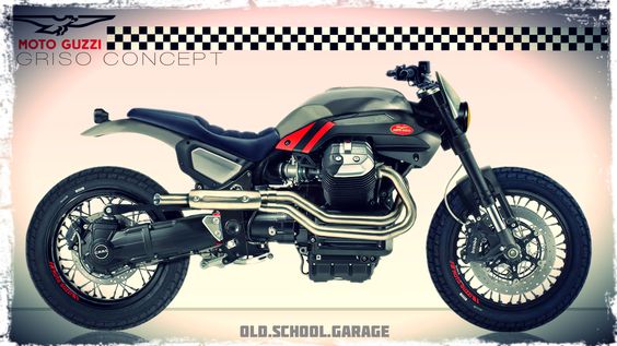 MOTO GUZZI # GRISO # SPECIAL # CONCEPT BIKE # CAFE RACER # MOTORCYCLES RENDERING # STREET TRACKER