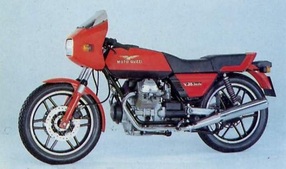 moto #guzzi v 35 iii 1988