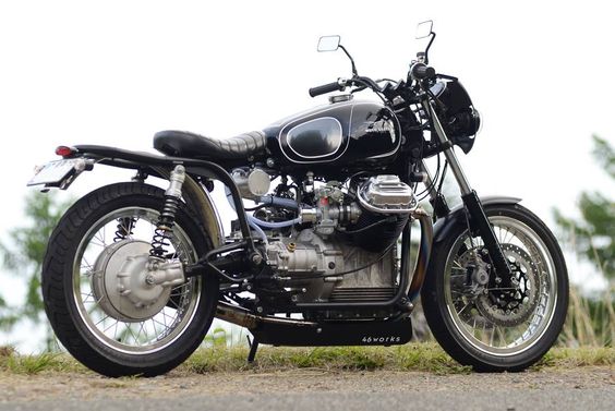 Moto Guzzi V7 Ambassador Bobber by 46Works #motorcycles #bobber #motos |