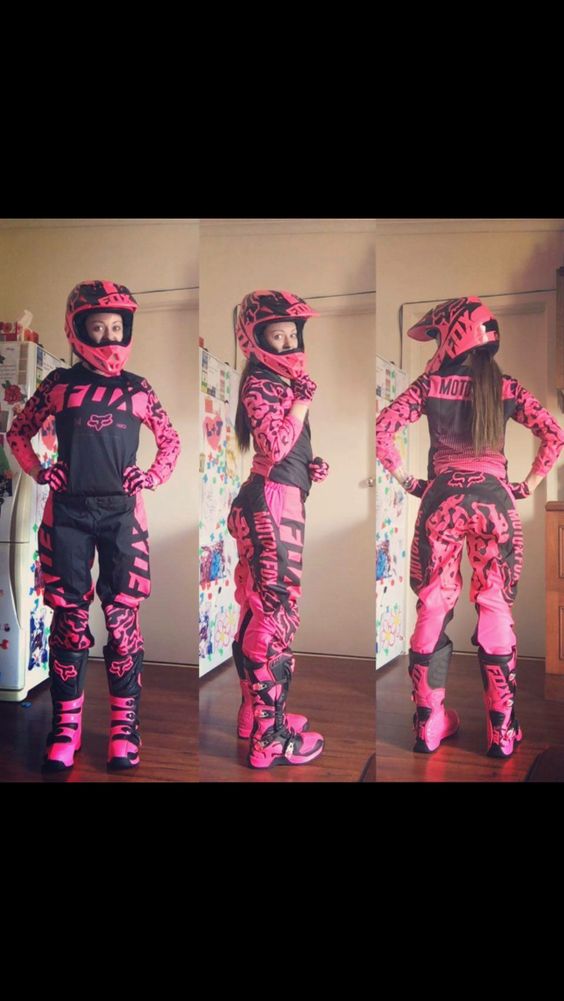 Motocross rose girl