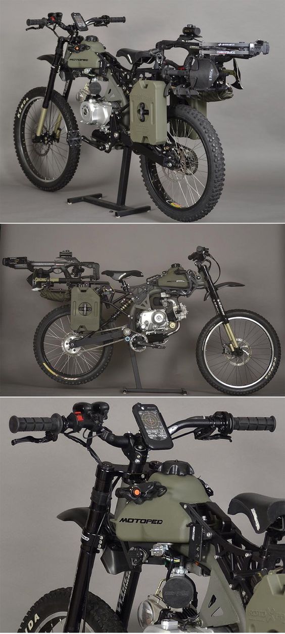 Motopeds Survival Bike : Black Opps Edition