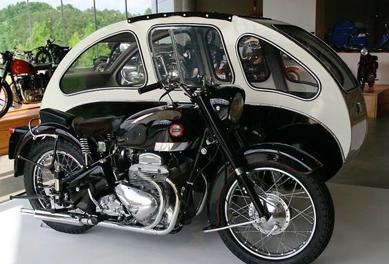 Motorcycle and Sidecar - Nice #