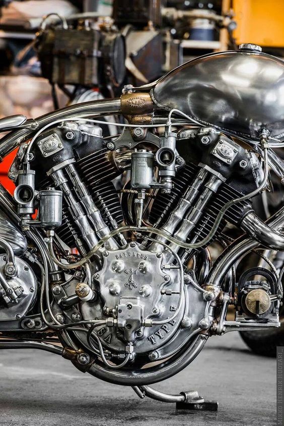 Motorcycle engine. Monster