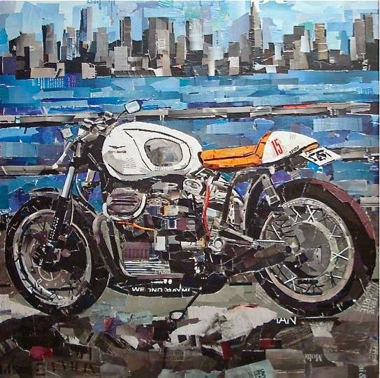 Motorcycles Collage