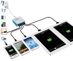 Need to get your life organized?? SOLUTION- Zap 5-Port USB Smart Rapid Charger. Charges 5 devices in a ZAP!