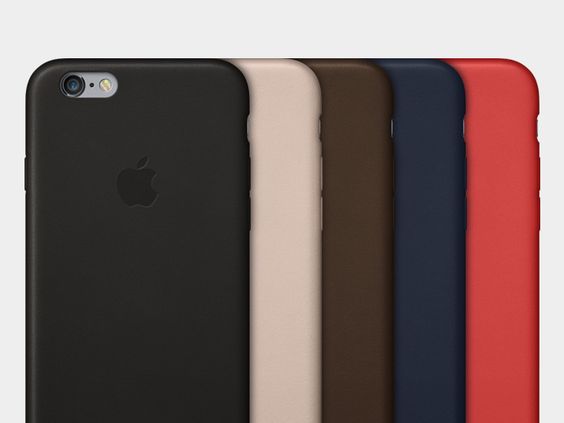 New leather cases for iPhone 6 and iPhone 6 Plus.
