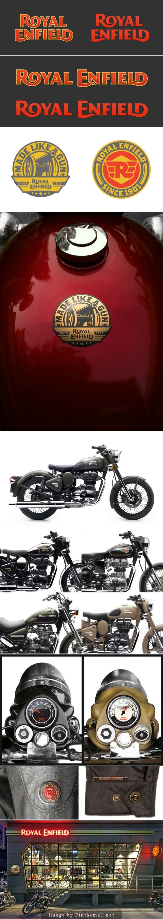 New Logo and Identity for Royal Enfield by Codesign.