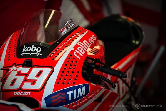Nicky Hayden's Ducati prepped for Phillip Island MotoGP via