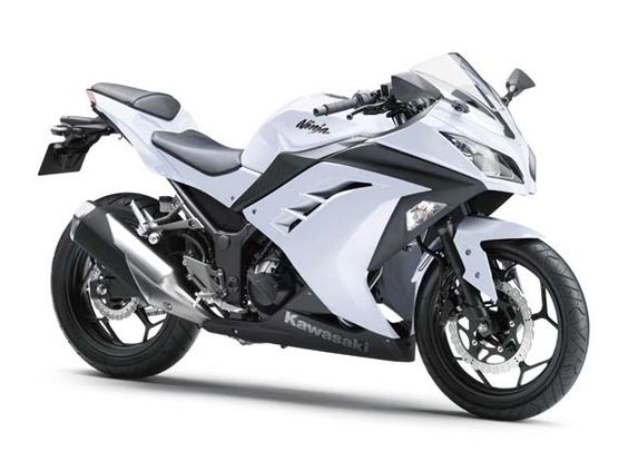 ninja 250. white. I thought I wanted all black but 