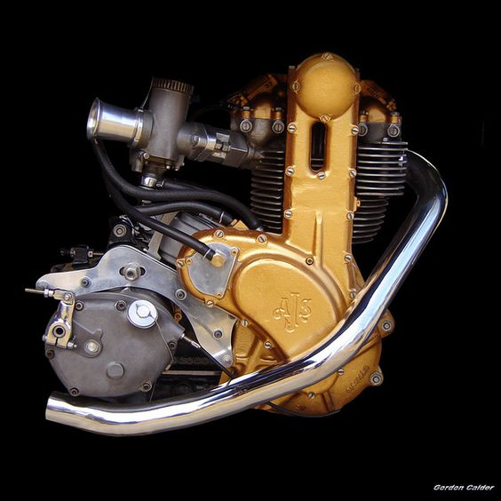 NO 11: CLASSIC AJS 7R MOTORCYCLE ENGINE by Gordon Calder, via Flickr