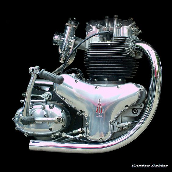 NO 34: CLASSIC BSA A10 SUPER ROCKET MOTORCYCLE ENGINE by Gordon Calder, via Flickr