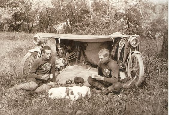Old school camping!
