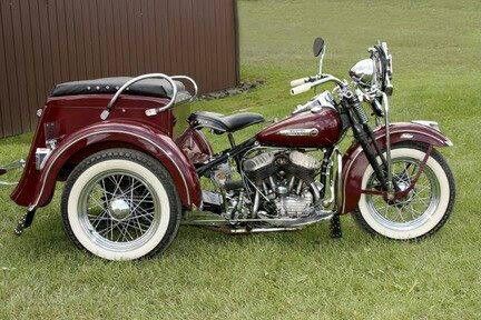 Old school Harley Davidson trike