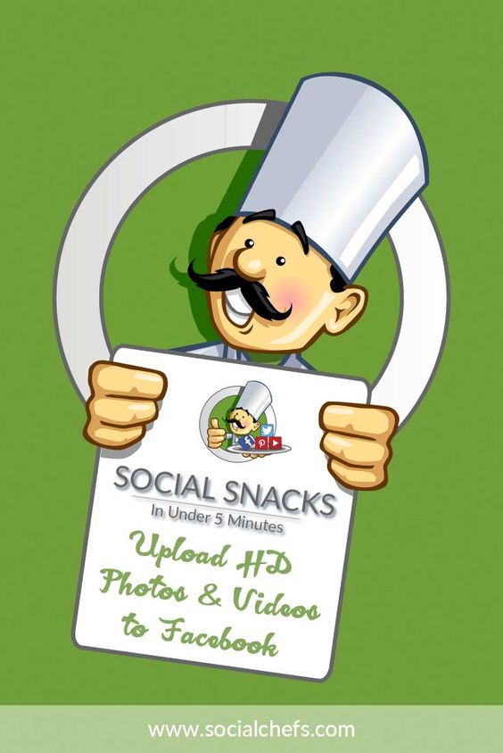 On this episode of Social Snacks, learn how to upload HD photos and videos to Facebook. By default, Facebook uploads standard resolution photos and videos.