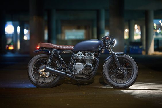 Photographer Dave Lehl spent two years meticulously building up this beautiful Honda CB550 — and it shows.