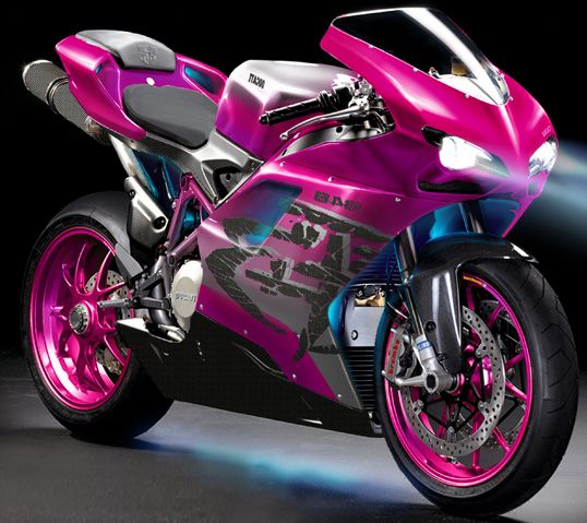 pink Ducati