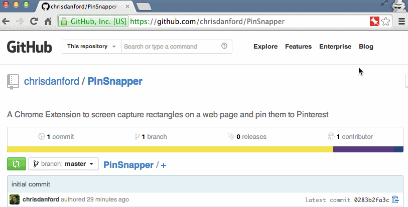 PinSnapper lets you take anything you see on a web page, and create a Pinterest pin from it. Just click the PinSnapper icon, drag a rectangle, and you've created a Pin!