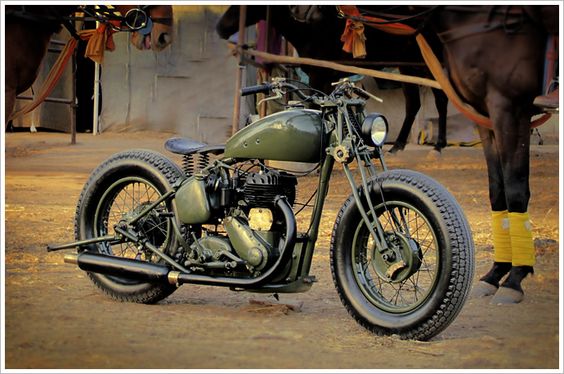 Rajputana Custom's 1942 BSA M20 - “Laado” - Pipeburn - Purveyors of Classic Motorcycles, Cafe Racers & Custom motorbikes