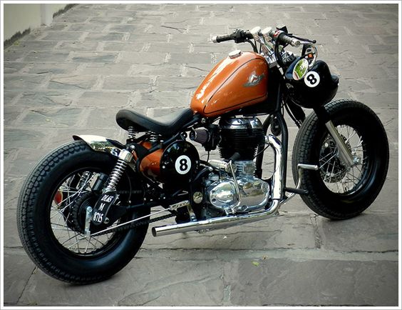 Rajputana Customs - ‘8 Ball’ - Pipeburn - Purveyors of Classic Motorcycles, Cafe Racers & Custom motorbikes