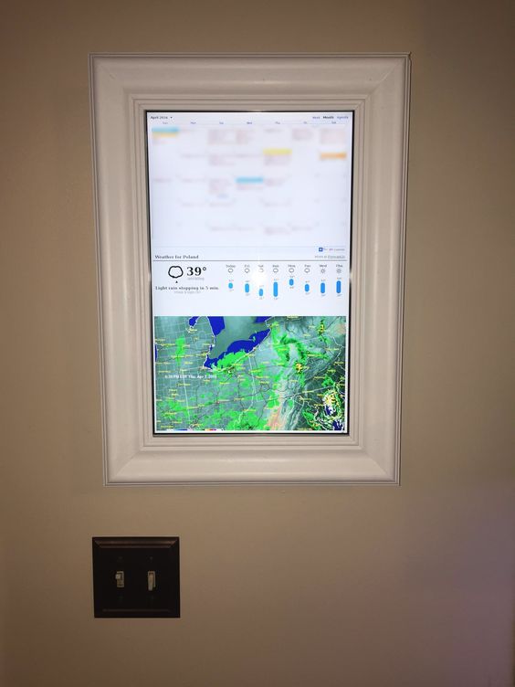 Raspberry Pi Framed Informational Display - Google Calendar Weather and  (#QuickCrafter)