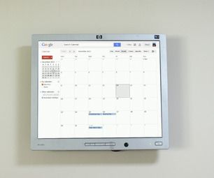 Raspberry Pi Wall Mounted Google Calendar I need this!! But I really need someone to instal it at my home