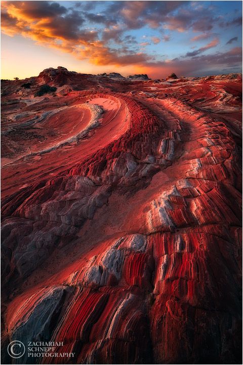 'Red Dragon' Vermillion Cliffs National Monument, Arizona. Photo: © Zack Schnepf