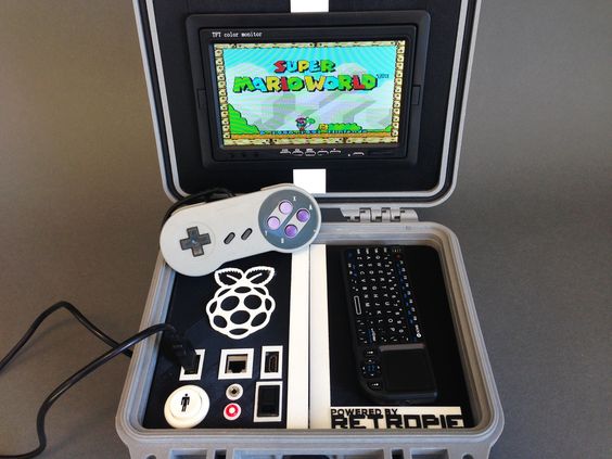 Retro Pie Box - Portable Raspberry Pi Emulation Console by NickRBrewer.