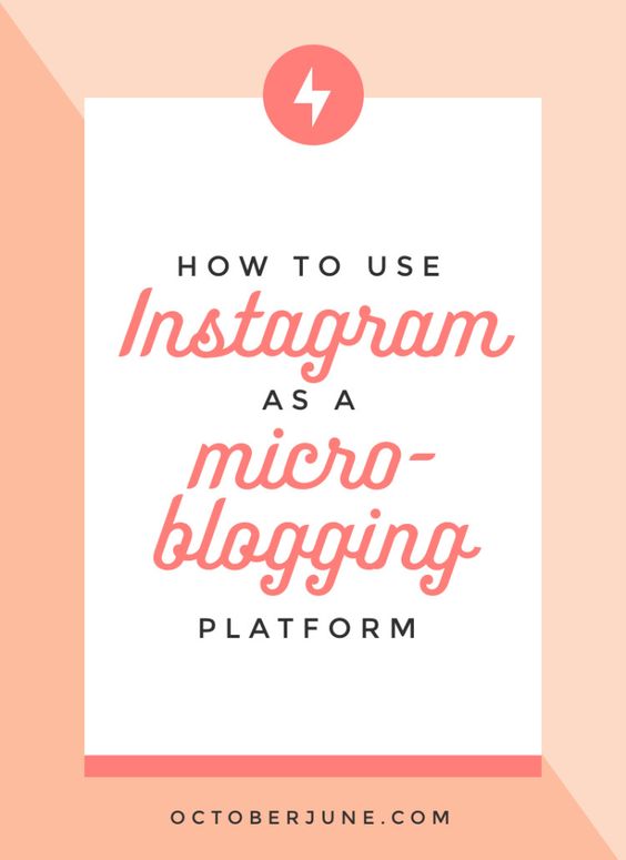 Share your story on Instagram by using it as a micro-blogging platform. Click through to find out how!