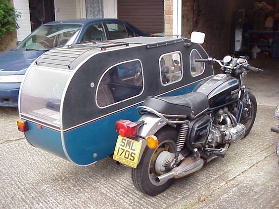SidecaR-V - A Brilliant idea, you could bloody sleep in  I like it - I 'bags' the inside not the outside seat lol - To connect with us, and our community of people from Australia and around the world, learning how to live large in small places, visit us at  or at