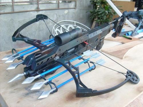 Silent but deadly crossbow.  Oh my gosh I want!!!
