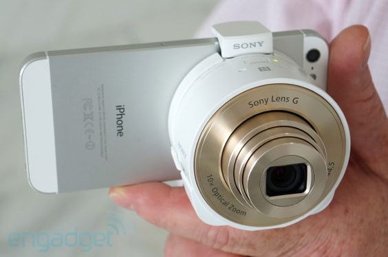 Sony DSC-QX100 and QX10 lens cameras bring top-notch optics to any smartphone or tablet, we go hands-on (video)