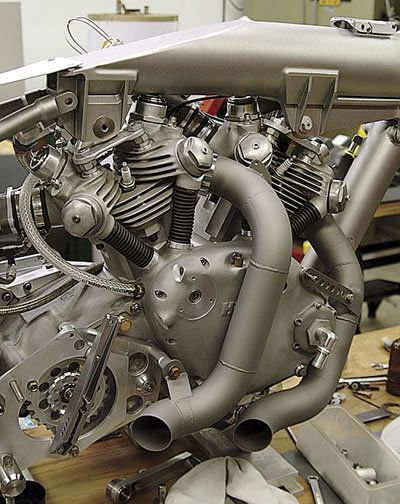 Squeeze a Vincent engine in it and anything can look fierce.