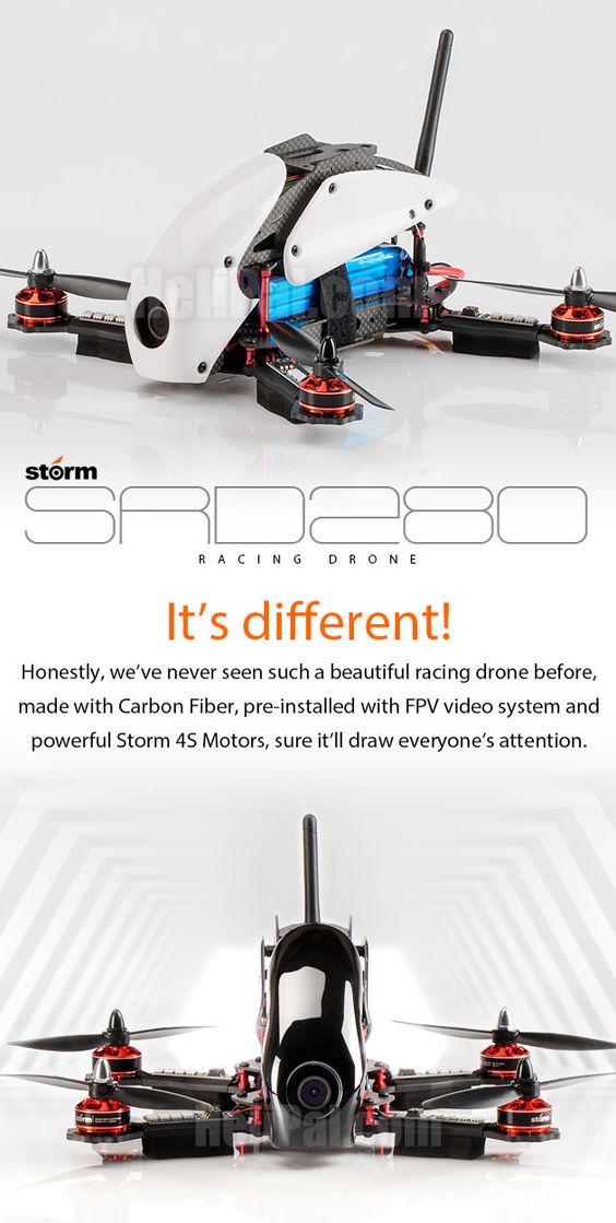 STORM Racing Drone (RTF / SRD280). Follow APOLLO Drone World and help us change the drone world.