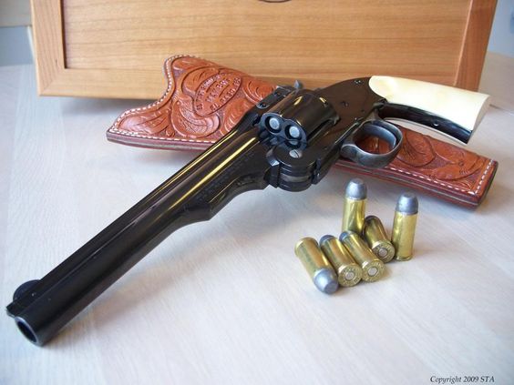 S&W Schofield Mod 3, 45 caliber revolver