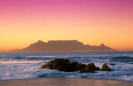 Table Mountain, Cape Town, South Africa. Table Mountain was declared 1 of the 