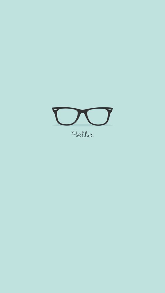 Tap image for more funny iPhone wallpaper! Hipster Glasses Turquoise - @mobile9 | Wallpapers for iPhone 5/5S, iPhone 6 & 6 Plus #minimal