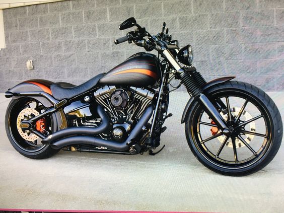 That's an awesome factory custom Softail!! With some very minimal tweaks here & there, & you'd have a really awesome ride!!!