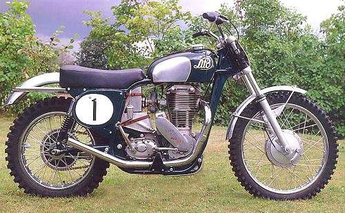 The 1961 Lito 500cc classic motocross bike from Sweden