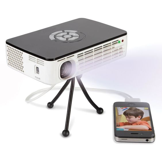 The Brightest Image Rechargeable Projector - Hammacher Schlemmer